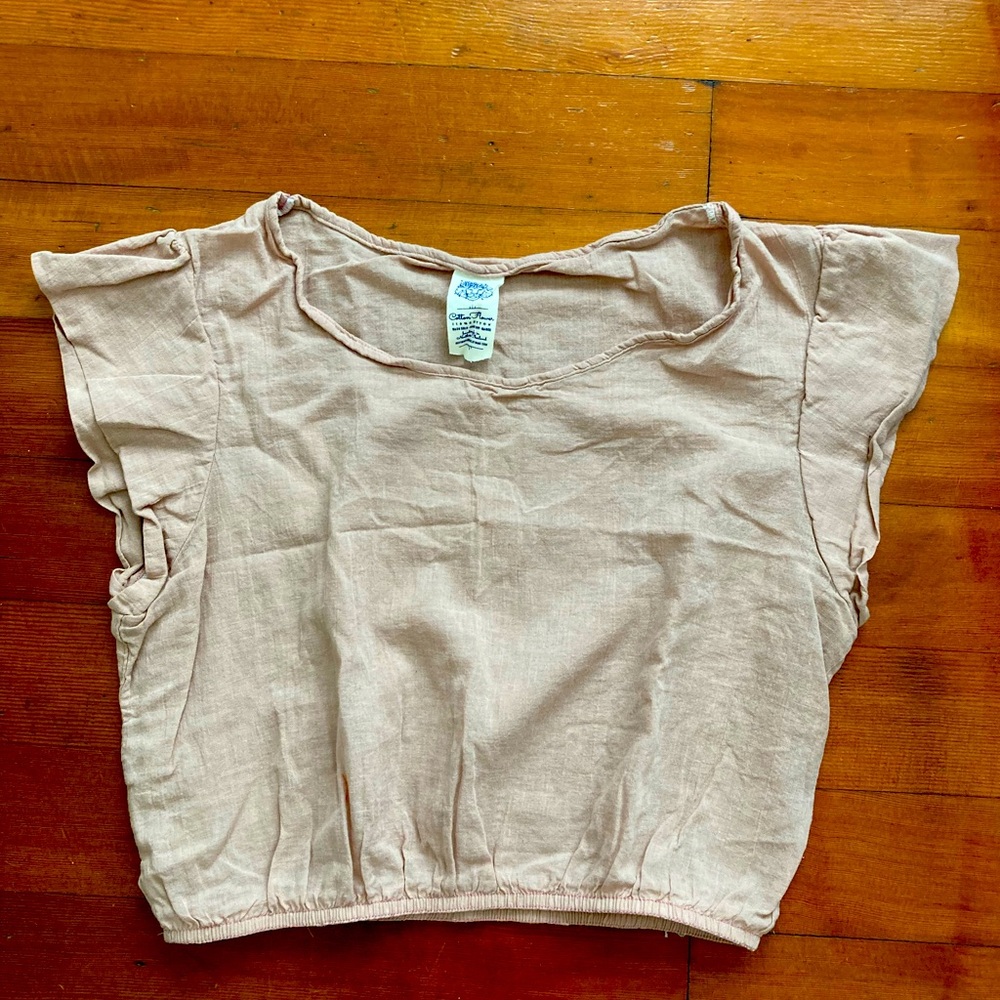 Cotton flower Frida boho crop top